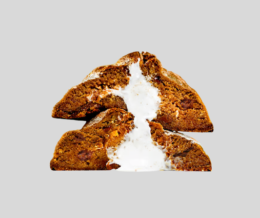 Stuffed Chocolate Chip S'mores Cookies