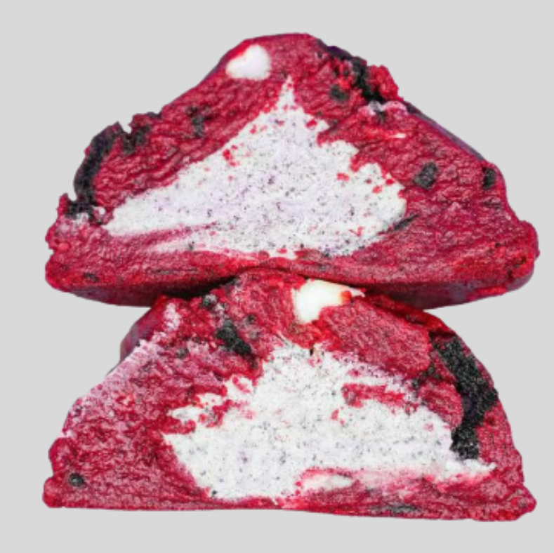 Stuffed Red Velvet Oreo Cream Cookies