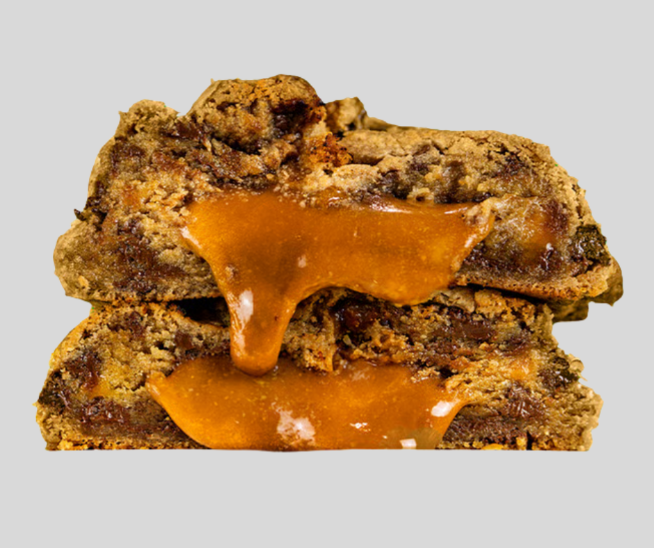 Stuffed Chocolate Chip Caramel Cookies