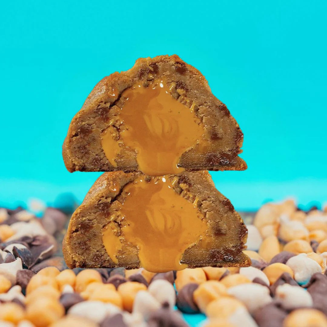 Stuffed Chocolate Chip Caramel Cookies