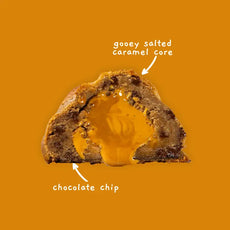 Stuffed Chocolate Chip Caramel Cookies