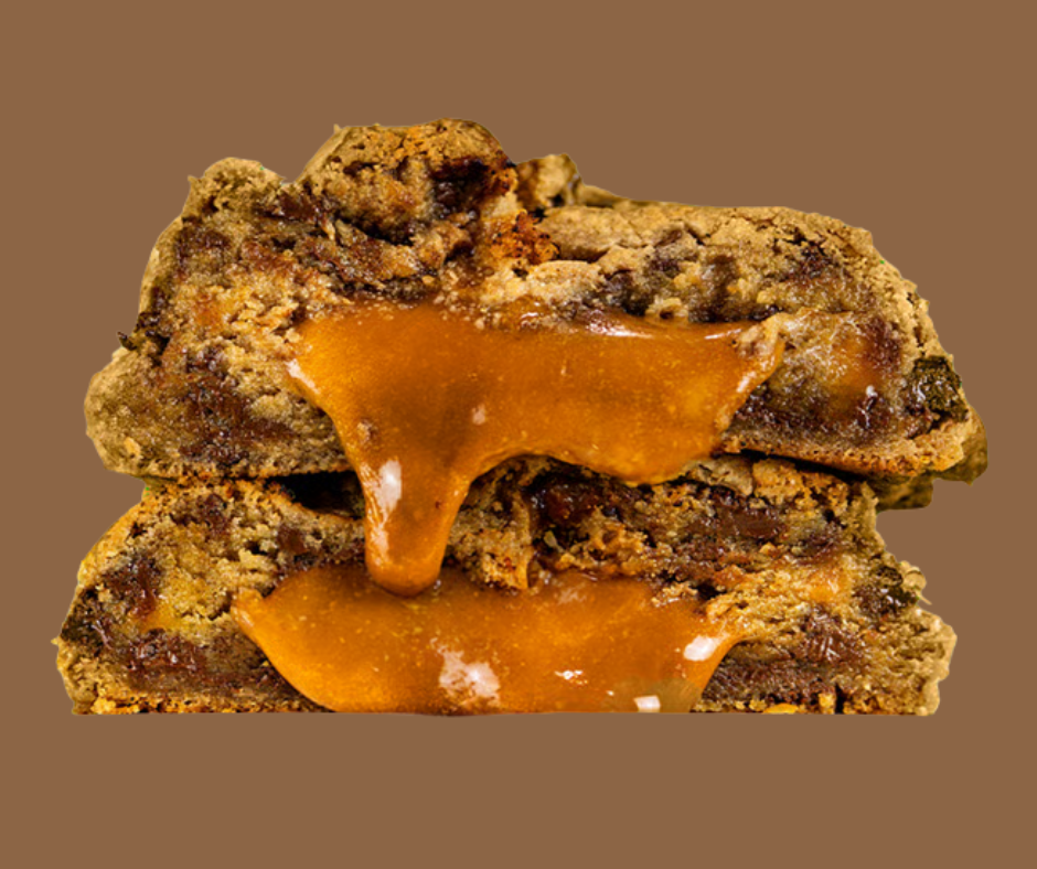 Stuffed Chocolate Chip Caramel Cookies