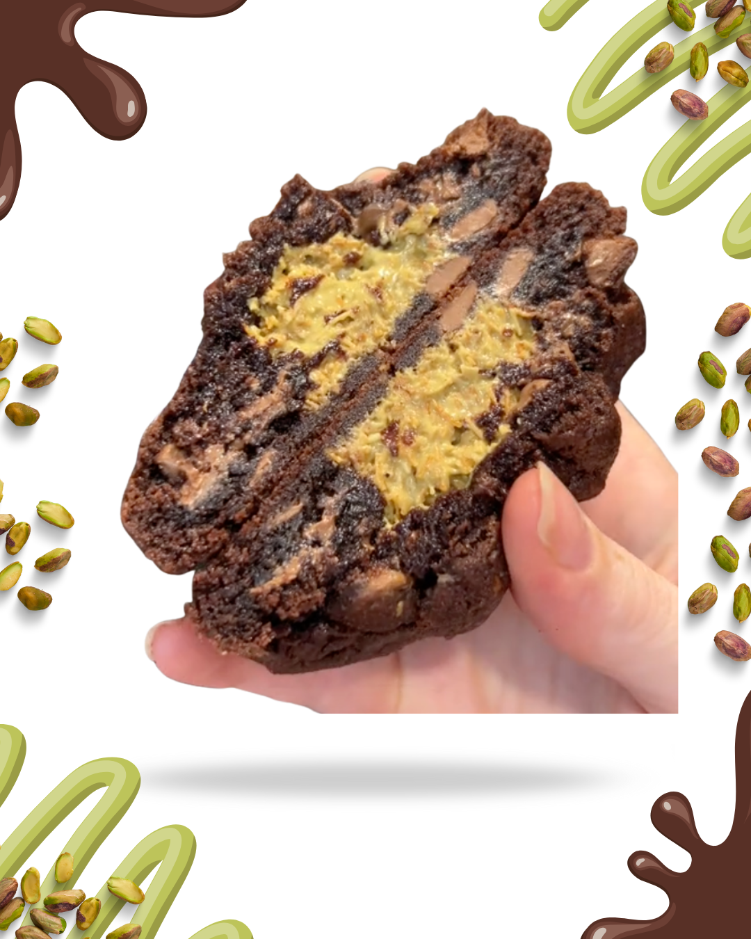 Dubai Chocolate Brownie & Pistachio (12 pack)