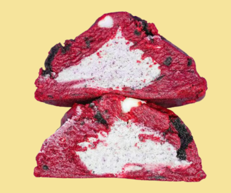 Stuffed Red Velvet Oreo Cream Cookies