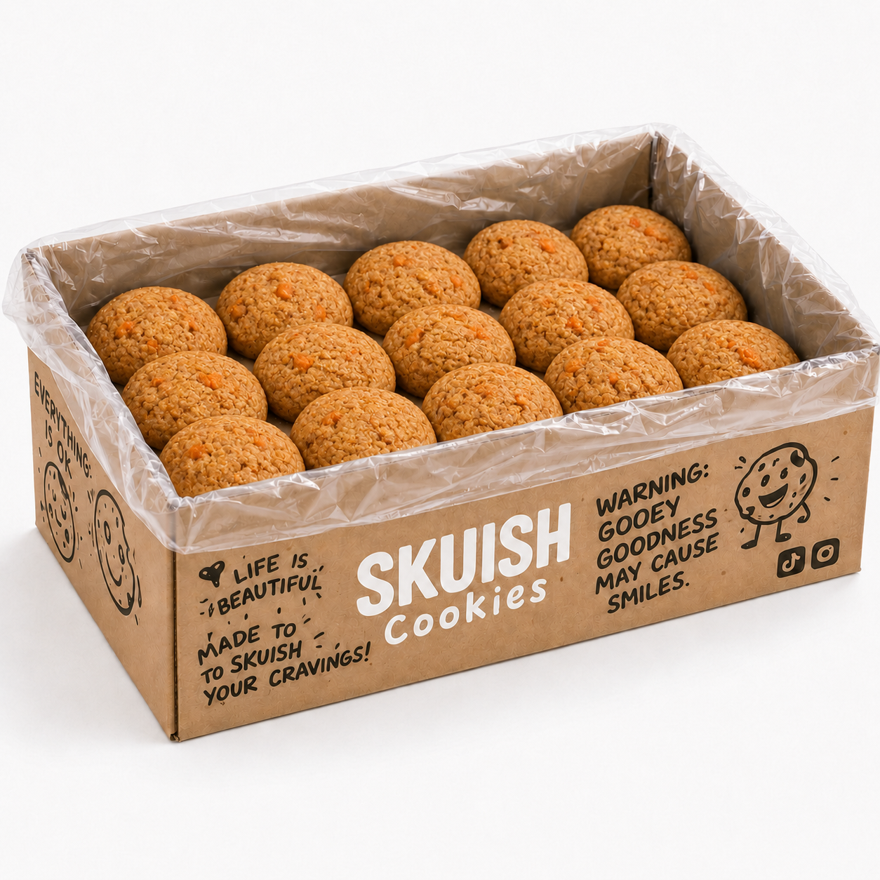 100 Cookies Wholesale NYC Style Stuffed Cookies (90 g each)