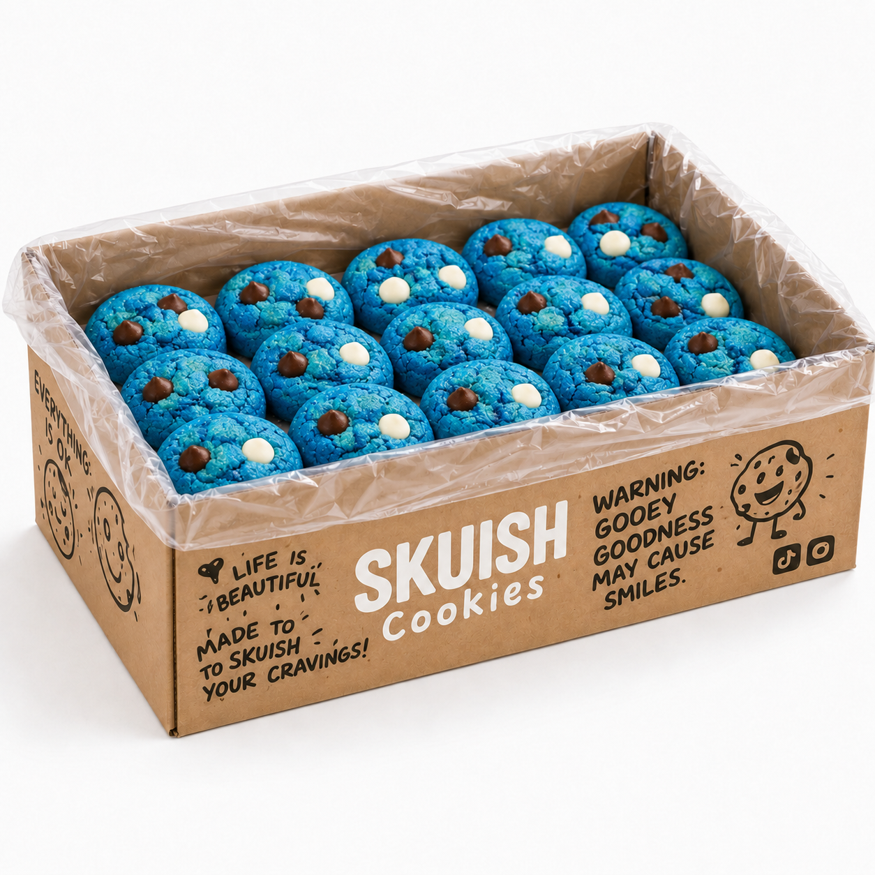 100 Cookies Wholesale NYC Style Stuffed Cookies (90 g each)