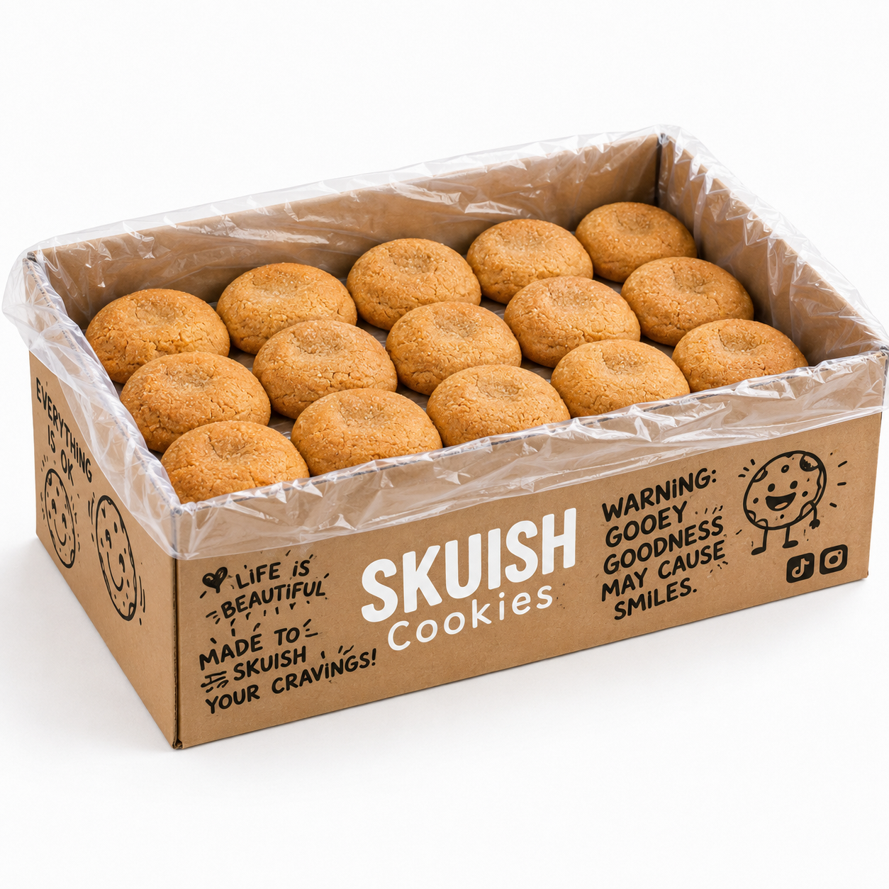 100 Cookies Wholesale NYC Style Stuffed Cookies (90 g each)