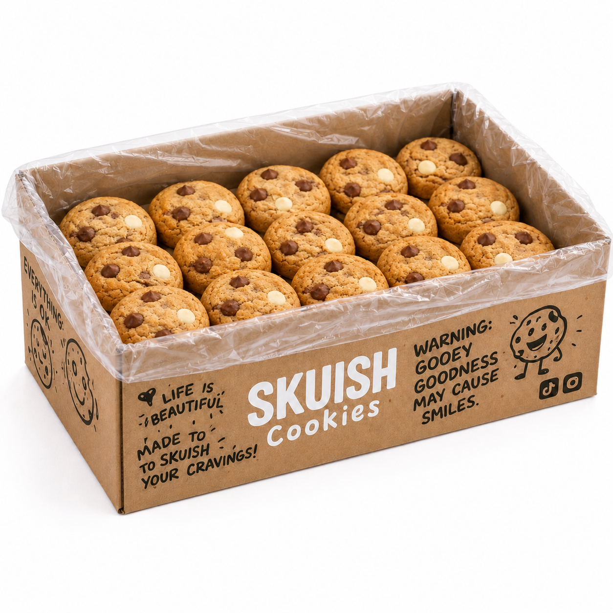 100 Cookies Wholesale NYC Style Stuffed Cookies (90 g each)
